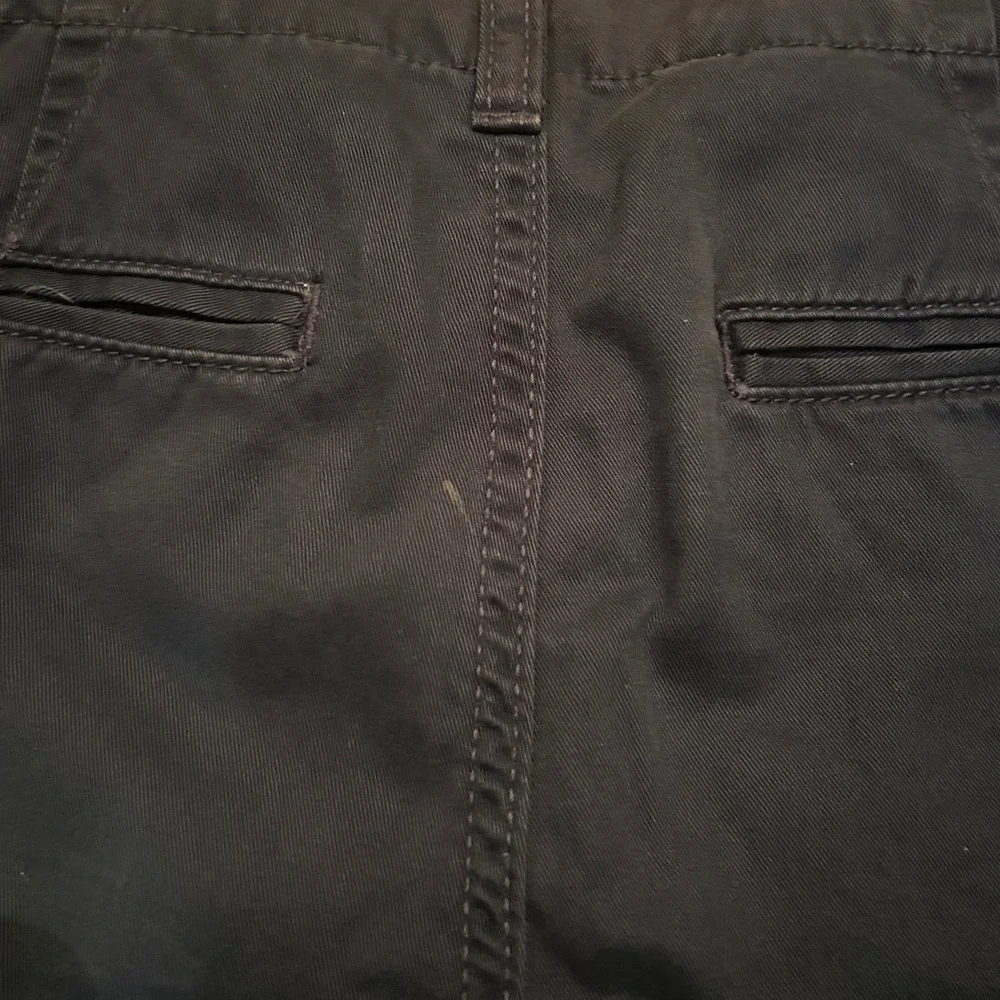 Gap Kids Chino Shorts Boys 10 Regular Navy Blue Adjustable Waist Cotton Preppy